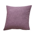 thumbnail image 1 of Linen Chenille Throw Pillow Covers Heavy Lined Decorative Cushion Cases Rustic Farmhouse Square Burlap Style Soft Comfy Solid Covers for Sofa Couch Bed Living Room Indoor Outdoor Decor, 1 of 4
