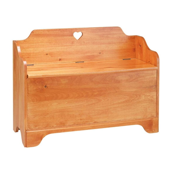 Linen Chest Heirloom Pine Heart Chest Bench | Renovator's Supply