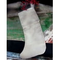 thumbnail image 1 of Linen Christmas Stocking with Cotton Lining 16 inch - Free Shipping, 1 of 1