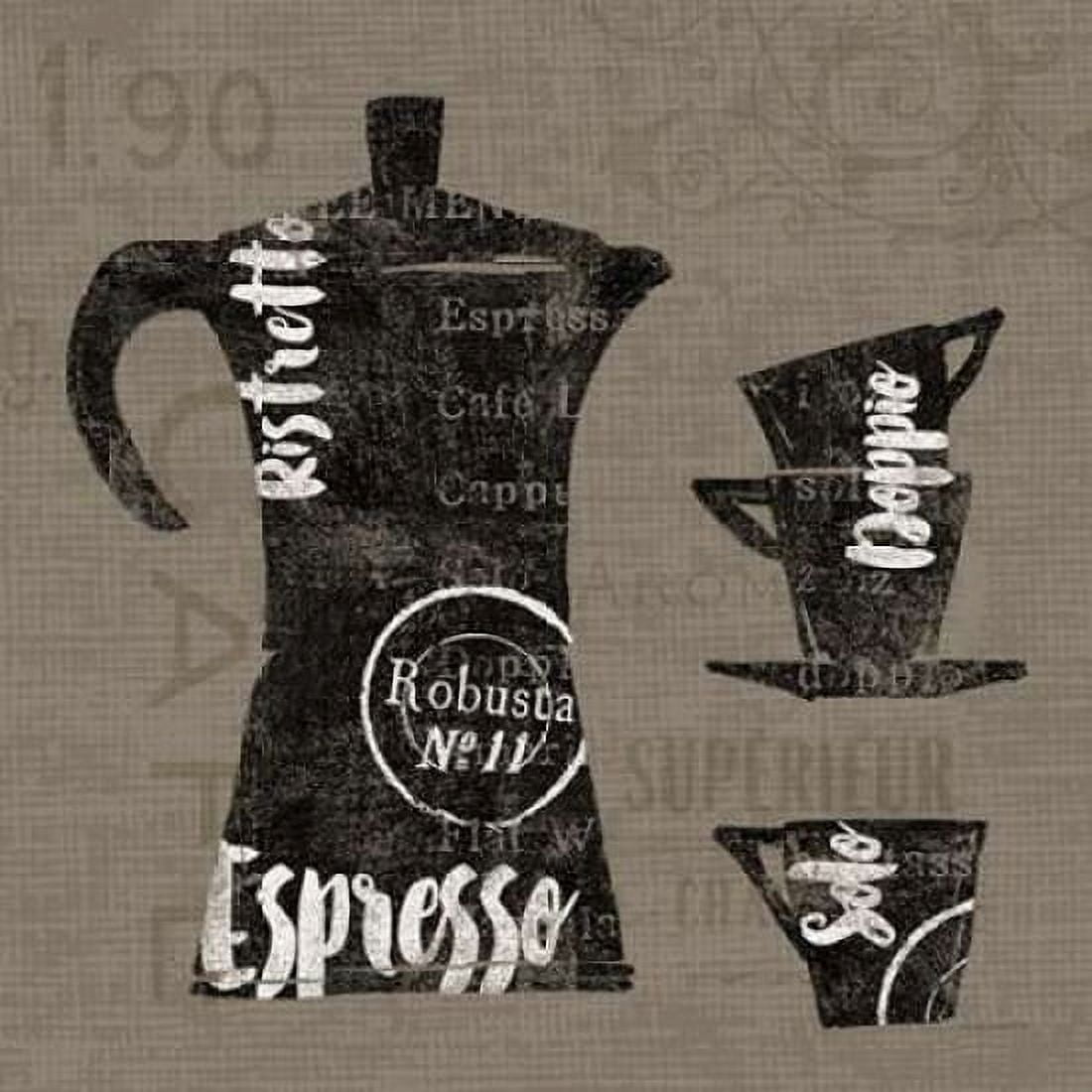 Linen Coffee I Canvas Art - Sue Schlabach (24 x 24)