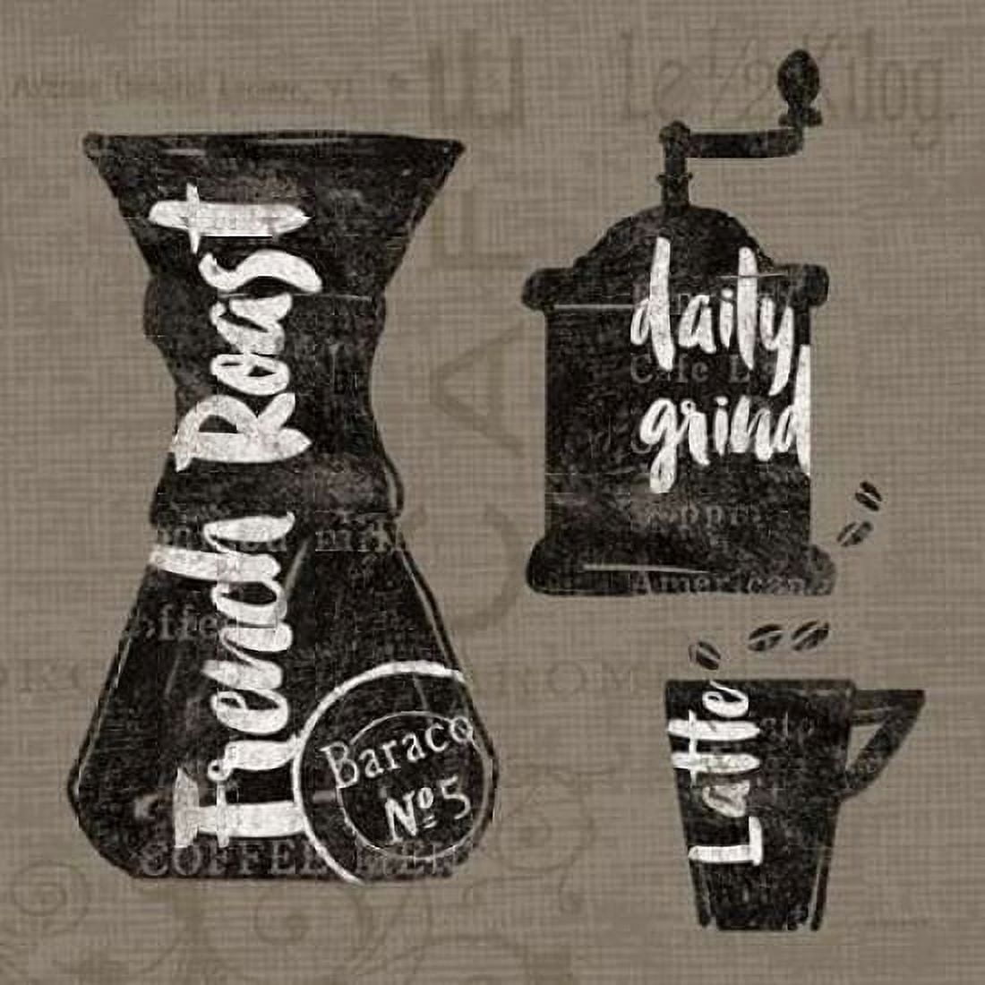 Linen Coffee IV Canvas Art - Sue Schlabach (24 x 24)