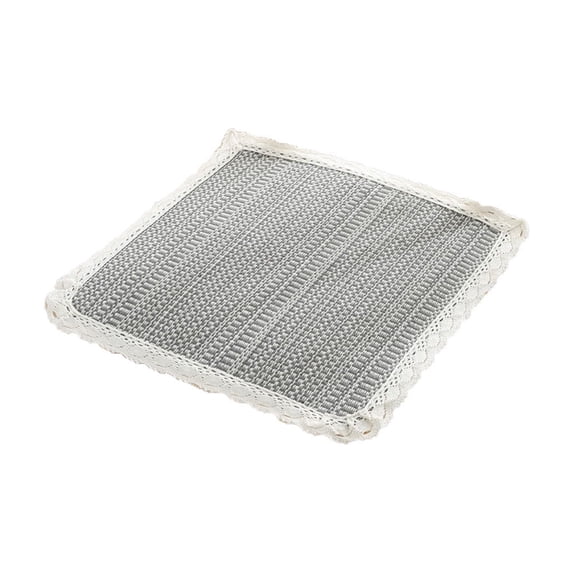 Linen & Cotton Woven Chair Cushion with Vintage Rattan Texture — Breathable, Durable, Multi-Use Decorative Seat Pad for Dining, Office & Home Seating