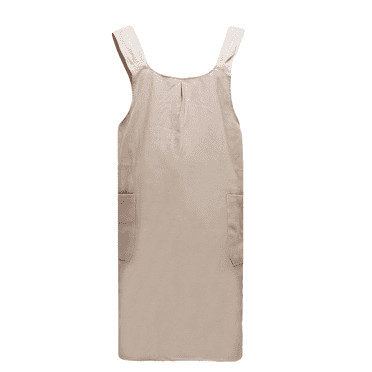 Linen Cross Back Kitchen Cooking Aprons for Women with Pockets Cute for Baking Painting Gardening Cleaning