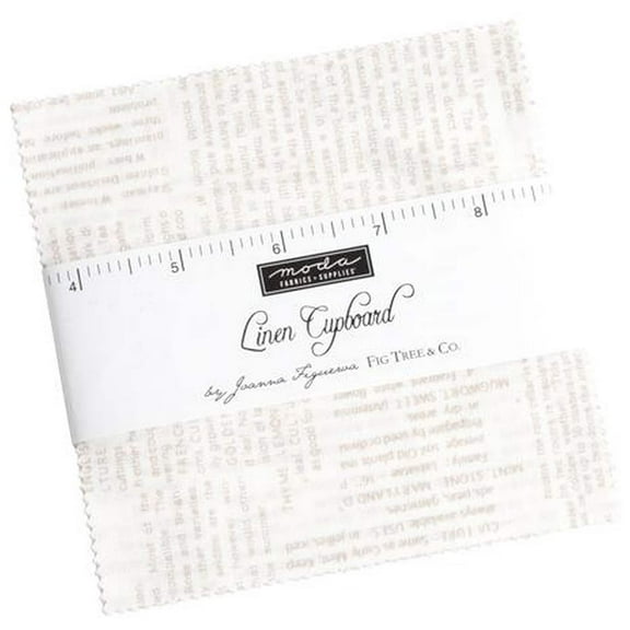 Linen Cupboard Charm Pack by Joanna Figueroa of Fig Tree Quilts ; 42 - 5" Precut Fabric Quilt Squares