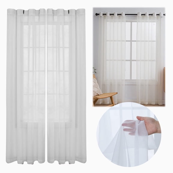 Linen Curtains-Living Room Curtains,Terylon Window Screen With Reinforced Fiberglass Mesh And Aluminum Frame Providing While Maintaining Optimal Airflow And Visibility