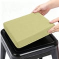thumbnail image 1 of Linen Dining Chair Cushion, Square Kitchen Chair Pad with High-Density Sponge and Non-Slip Bottom, Comfortable Seat Cushion for Home and Restaurant Use, 1 of 7