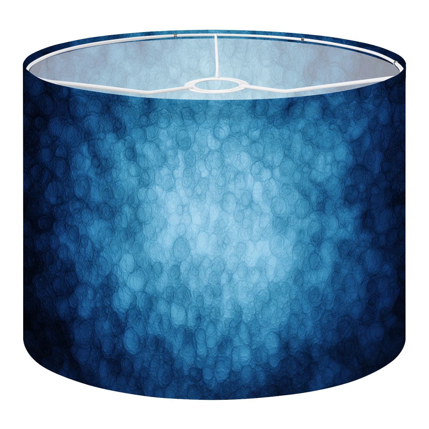 Linen Drum Lamp Shades abstract blue blue paper vintage grunge texture glassy 13" x 13" x 10" Lampshade for Table Lamps Floor Lamps Lamp Shade Replacement Easy Assembly Required