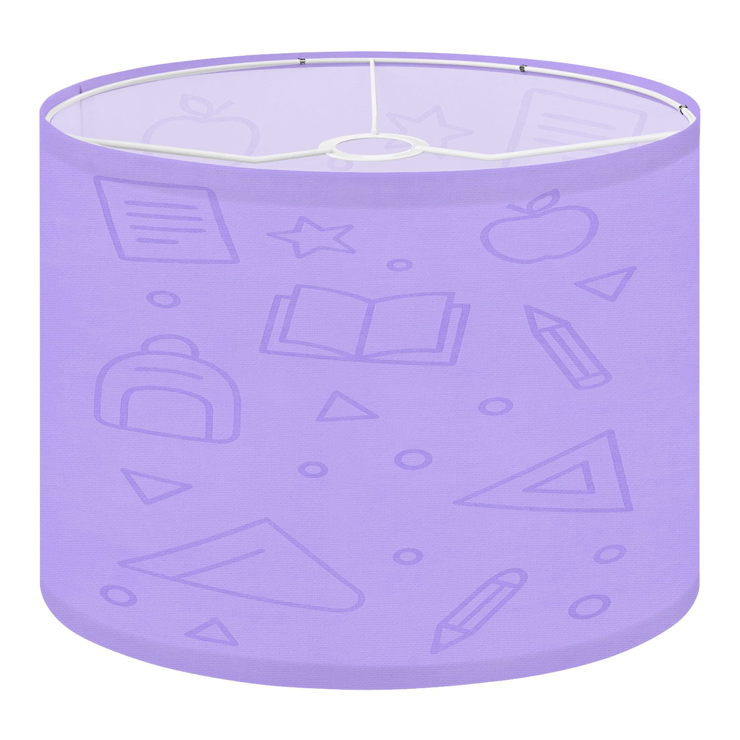Linen Drum Lampshades Lavender Ultra Violet Purple Pastel Grunge Abstract Watercolor 13"x13"x10" Light Shade for Table Lamps Floor Lamp Shades Lampshade Replacement Assembly Required