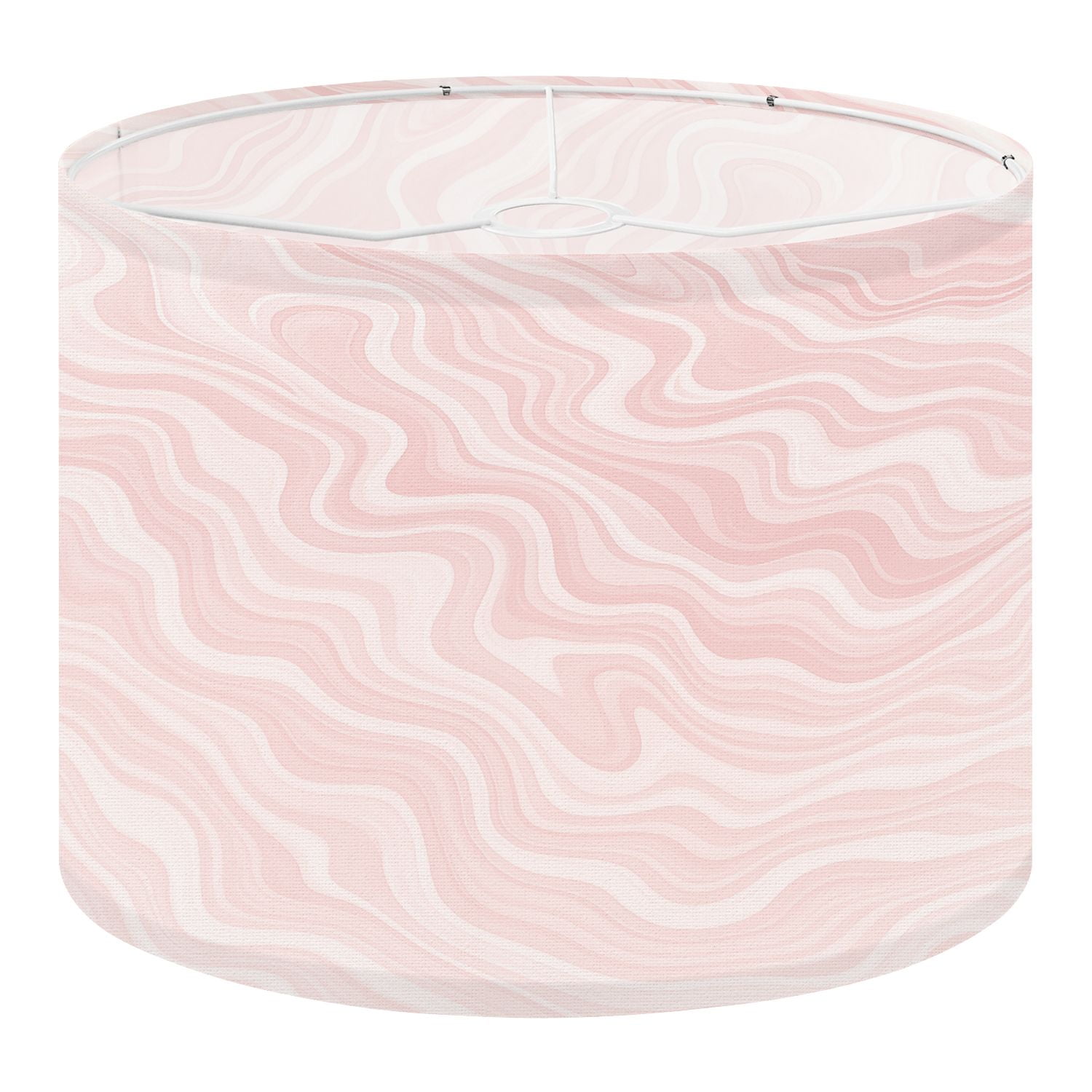 Linen Drum Lampshades Light white pink marble texture texture backdrop 13"x13"x10" Light Shade for Table Lamps Floor Lamp Shades Lampshade Replacement Assembly Required