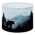 thumbnail image 1 of Linen Drum Lampshades Wild Animal Rustic Cabin Bear Elk Moose Hunting Farmhouse 13"x13"x10" Light Shade for Table Lamps Floor Lamps Drum Lamp Shades Lampshade Replacement Assembly Required, 1 of 8