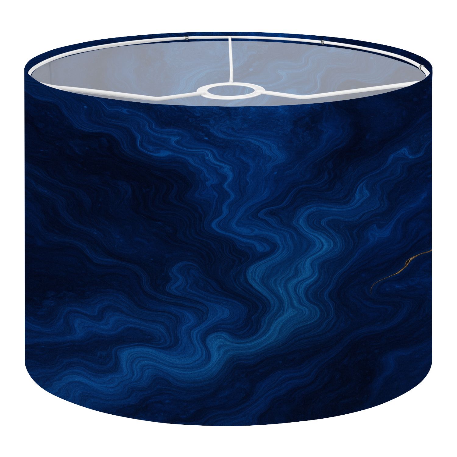 Linen Drum Lampshades navy blue grunge texture dark shiny night ombre vintage 13"x13"x10" Light Shade for Table Lamps Floor Lamp Shades Lampshade Replacement Assembly Required