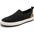 thumbnail image 1 of Linen Espadrilles for Men,Straw Casual Canvas Slip On Loafers,Solid Color Comfortable Breathable Espadrilles., 1 of 8
