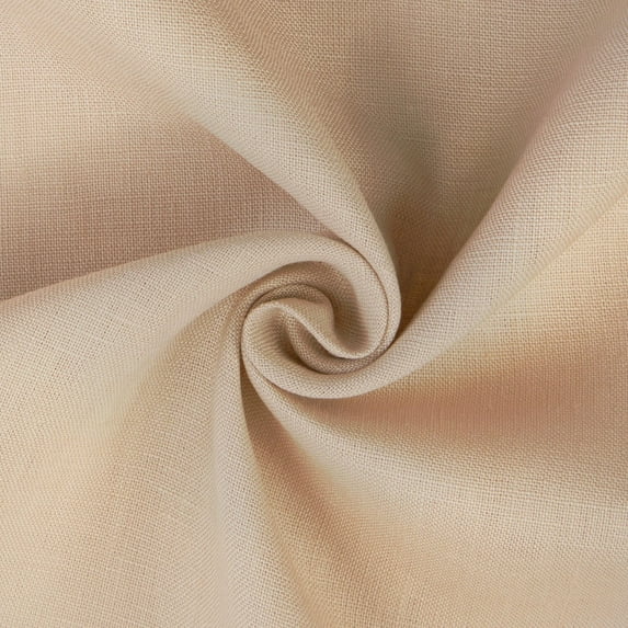 Linen Fabric 60" Wide Natural 100% Linen By The Yard (Sand)