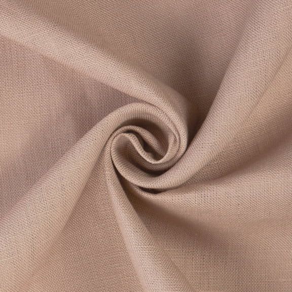 Yorkshire 6.7 oz Natural 100% Hypoallergenic Flax 58" Linen Fabric By The Yard - Breathable, Slubbed Texture, for Clothing, Decor, & More (Tan)
