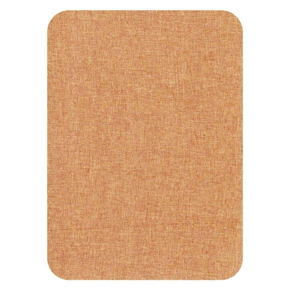 Linen Fabric Self-Adhesive Patches Multi-color Repair Patches for Furniture Clothes Repair Decor,Sofa Fabric Repair Patches Self Adhesive Fabric Patches,Fabric Patch Iron-on Patches(Orange,8x11")