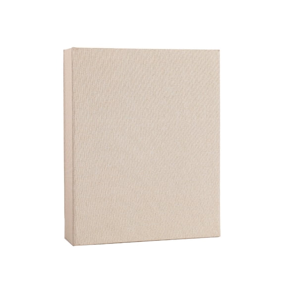 Linen Fabric Slip In Pocket Photo Album, Single Grid 100 Sheets Picture Storage Book Family Memory Collecting Binder Holder for Photo Album Display Organizer Gift 6.5x4.72in Beige