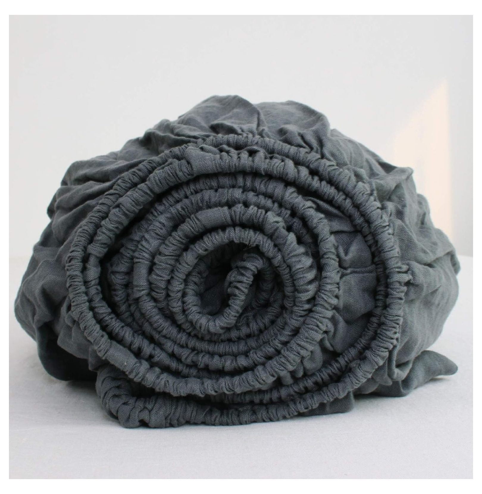 Linen Fitted Sheet Linen Bedding 100 French Linen with 16 Inch Deep