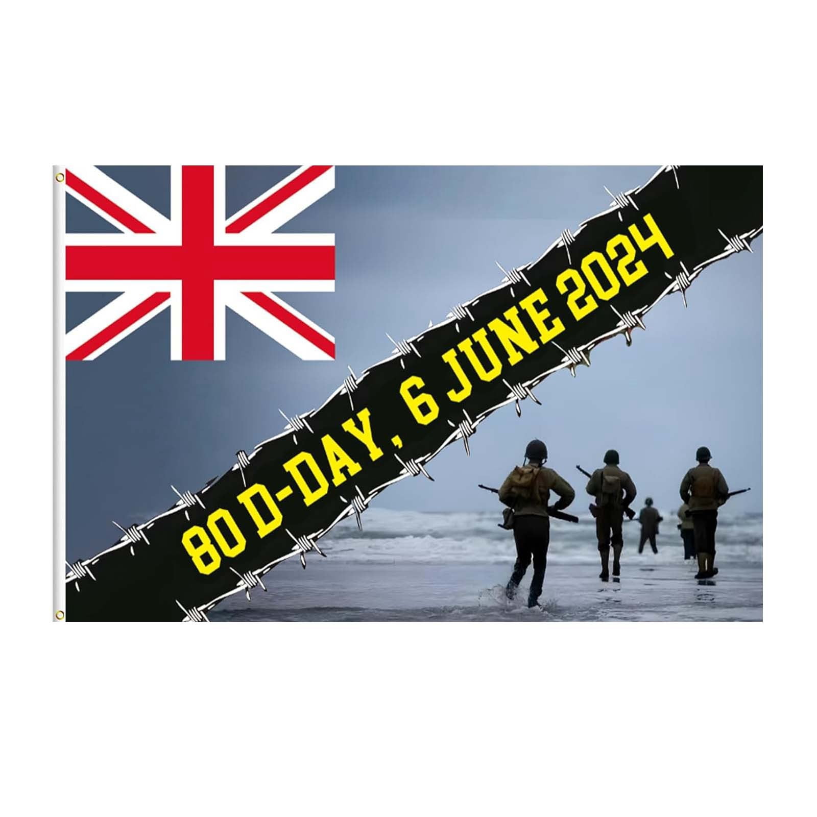 Linen Flag Banner around And Find Out Flag Color Guard Pole 5 Ft Flag