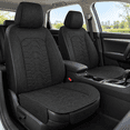 Linen Front Car Seat Covers Cloth Fabric Protectors - Walmart.com