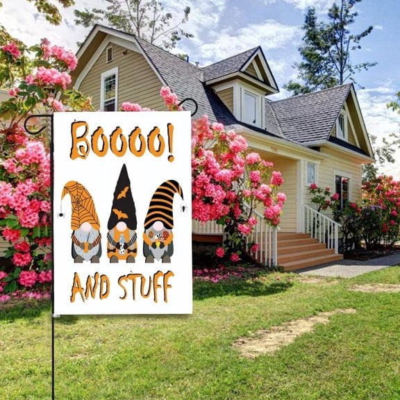 Linen Garden Flag Banner - Halloween
Booo And Stuff 12x18