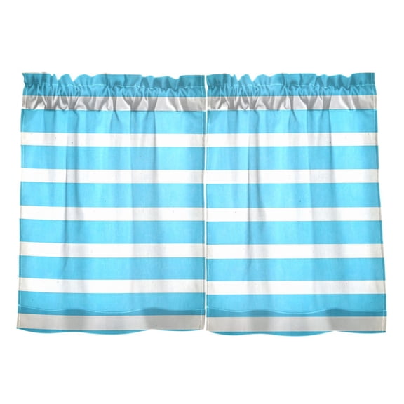 Linen Kitchen Curtains Vintage Aqua Tier Curtains Tier Kitchen Living Room Bedroom Balcony 2 Panels 27x24 Inch