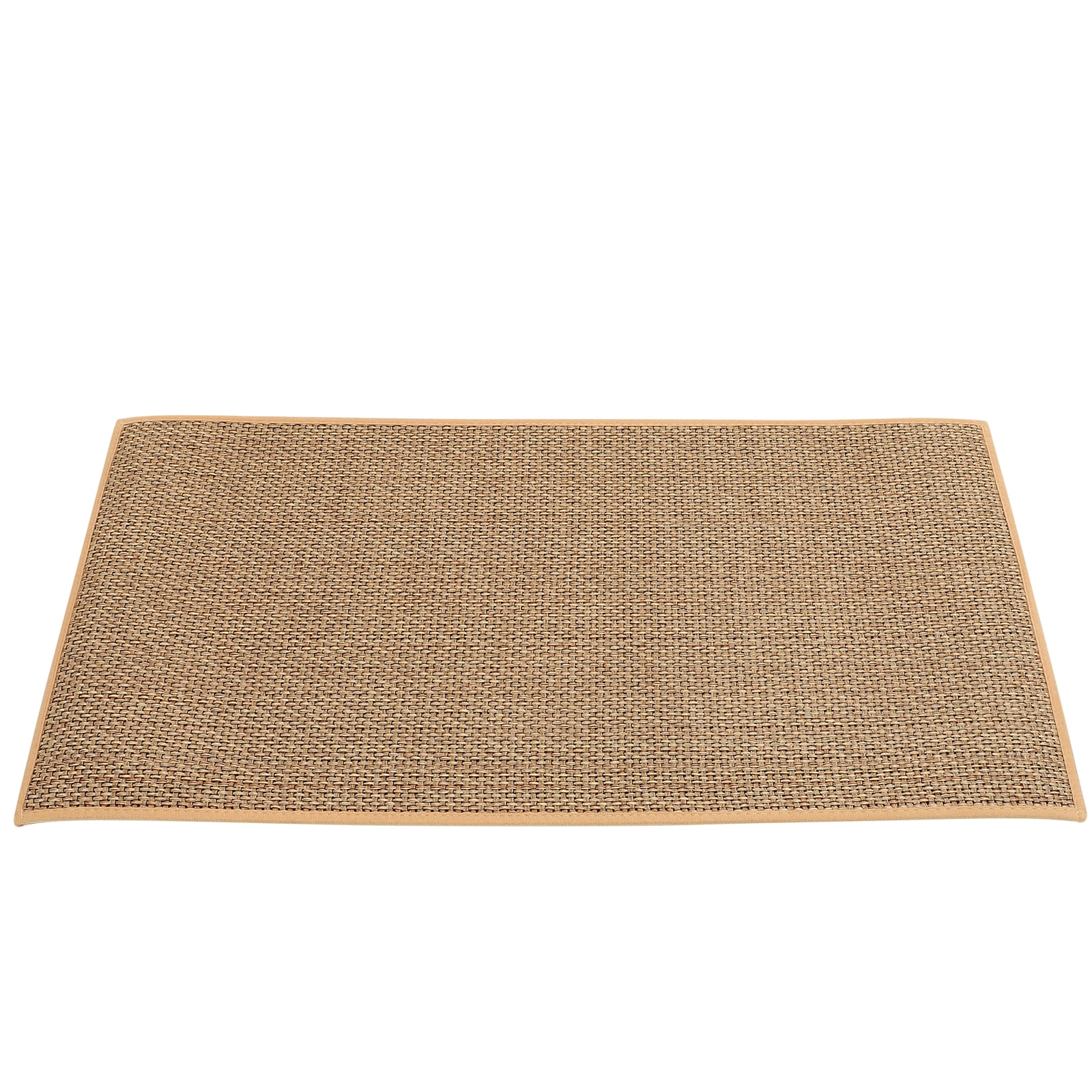 Linen Kitchen Floor Mat AntiSlip Washed Carpet Rubber Backing Natural