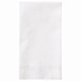 thumbnail image 1 of Linen-Like Disposable Paper Guest Napkins, White, 24ct, 1 of 1