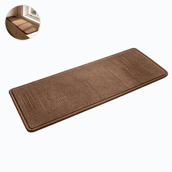 Linen Look Long Seat Pad - Woven Bench Cushion for Living Room Sofa, Window Sill, Hallway Stool, and Home Sitting Surfaces Protection