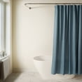 thumbnail image 1 of Linen-Look Polyester Shower Curtain in Essential Colors, 1 of 7