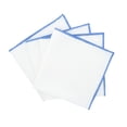 thumbnail image 1 of Linen Napkins With Blue Stitch Edges, Set of 4, 1 of 7