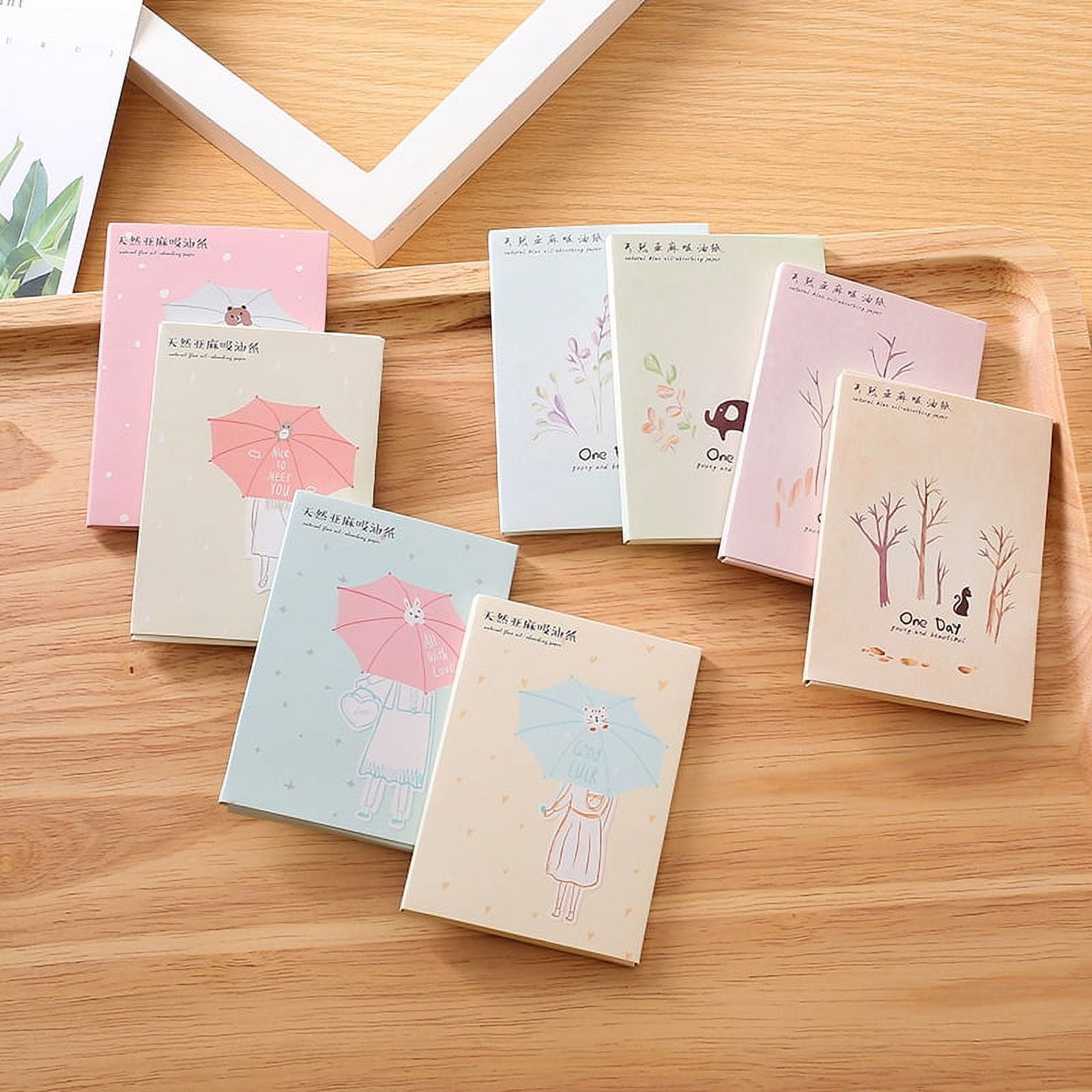 Linen Oil Absorbing Paper for Men and Women Facial Oil Absorbing Blue