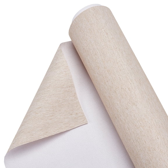 Linen Painting Canvas PeachPuff 370mm 10m/roll