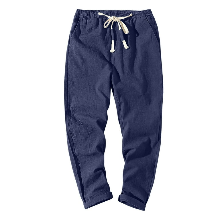 Linen Pants Men Weatherproof Vintage Pants for Men Mens Grey Dress Pants Mens Lightweight Work Pants Mens Black Slacks Casual Pants for Men Walmart