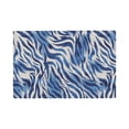 thumbnail image 1 of Linen Placemat With 18×12in Double Stitching Is Effectively Insulated And Foldable For Family Hotel Picnic Trips Animal Print Style Mediumslateblue_3 Six Piece, 1 of 8