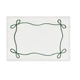 thumbnail image 1 of Linen Placemats, Embroidered Placemats, Bow Embroidery Festive Table Decorations, Natural Cotton Linen Wrinkle Resistant Tablecloth Props 19.68x11.81 Inches, 1 of 7