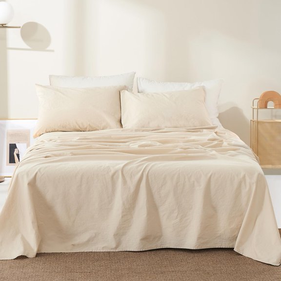 Linen Queen-Deep 16" 4 Piece Bedding Sheet Set