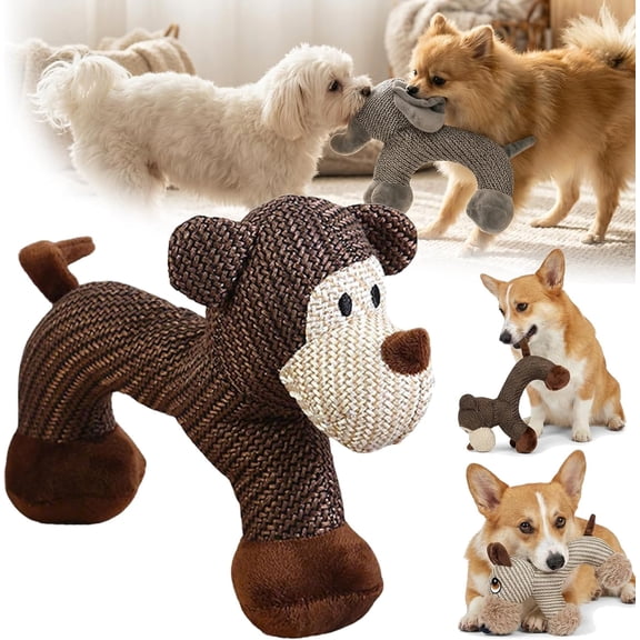 Linen Safari Companions - LinenSafari Companions Dog Chew Toy (Monkey)