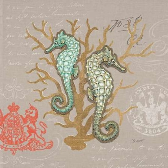 Linen Seaside 1 Canvas Art - Chad Barrett (24 x 24)