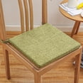 thumbnail image 1 of Linen Seat Cushion 16x16 Inch with Removable Washable Cover & Non-Slip Straps, 3 Inch Thick Chair Pad for Dining Chairs, Office Chairs, Kitchen Chairs, 1 of 6