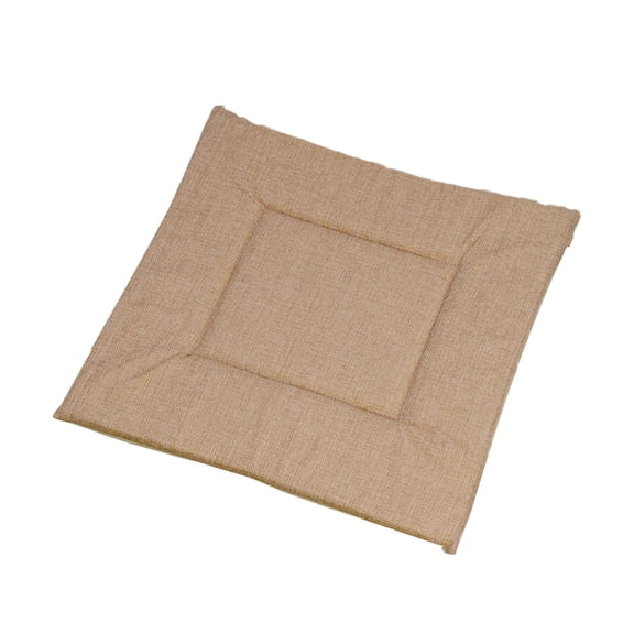 Linen Seat Cushion 16x16x1 Inch Breathable Chair Pad All-Season Home Decor Multi-Color Options