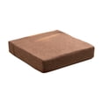thumbnail image 1 of Linen Seat Cushion Pad, High Density Foam Square Chair Mat for Solid Wood Sofa Furniture Indoor Home Dining Room Office Decor 15.7x15.7x2.0 Inches, Coffee, 1 of 8