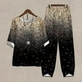 thumbnail image 1 of Linen Sets for Women 2 Piece 2023,Women's Summer 2 Piece Outfits Cotton Linen Top & Wide Leg Pants Lounge Set with Pockets, 1 of 7