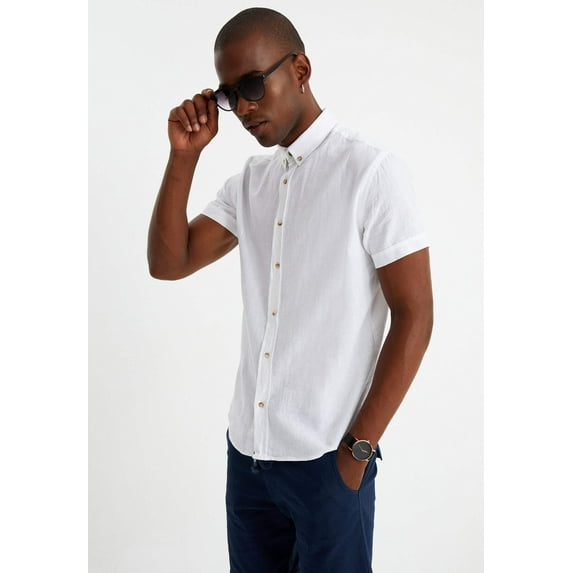 Linen Shirt Short Sleeve