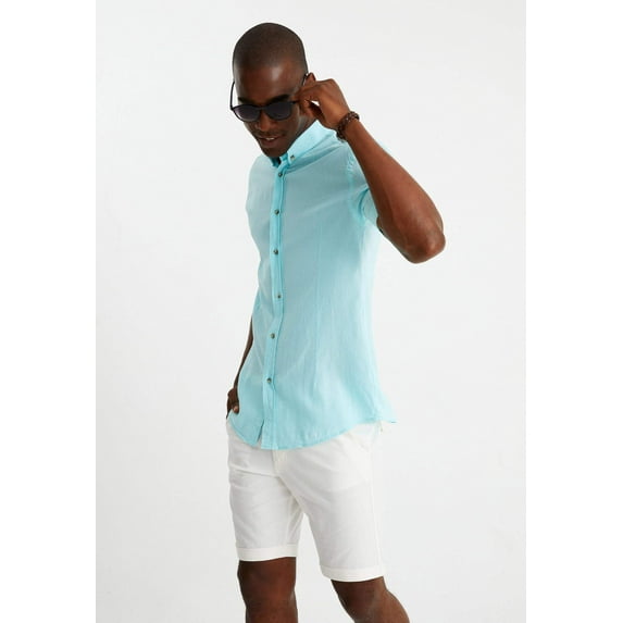 Linen Shirt Short Sleeve