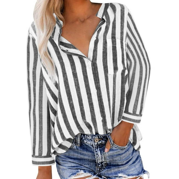 Linen Shirts For Women Summer Gauze Blouses For Women Cotton Womens Shirts Oversized Linen Button Down Women Long Sleeve Linen Shirt Women white beach shirt