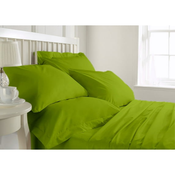 Linen Shoppe Italian Finish 300 TC Egyptian Cotton bed Sheet Set comes with 19 Inches Deep Pocket, Enhance your sleeping experience now (Queen,Baby Blue)