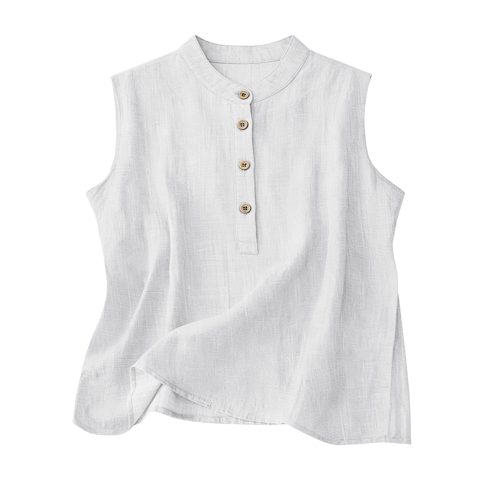 Linen Sleeveless Tops for Women 2026 Spring Summer Y2K Clothes Camisole ...