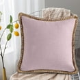 thumbnail image 1 of Linen Sofa Pillow Cover | 45x45cm Square Cushion Case | Flax Fabric for Living Room, Bed, or Chair | Decorative Throw Pillow Cover | Includes 1 Pillowcase, 1 of 5