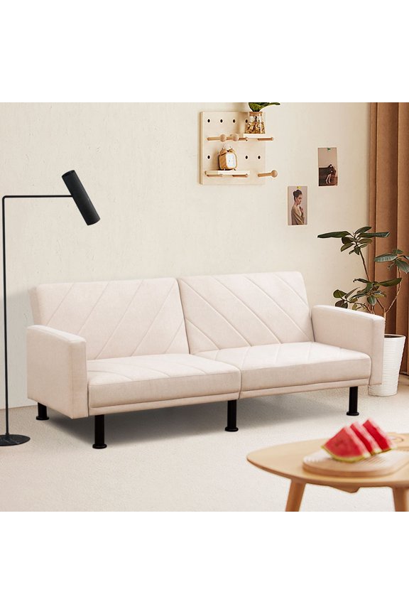 Linen Sofabed, Beige