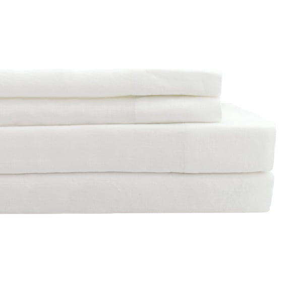 Linen Solid Sheet Set by Melange Home